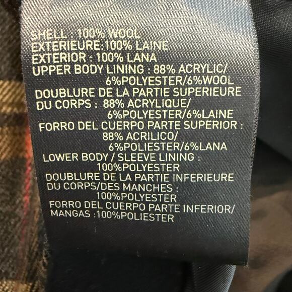 Liz Claiborne Women's 100% Wool Black Peacoat Size Small Petite - Picture 4 of 8